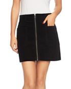 1.state Corduroy Zip-front Mini Skirt