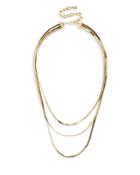Baublebar Gia Nested Herringbone Link Necklace, 18