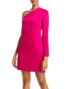 Aidan By Aidan Mattox One Shoulder Sheath Dress