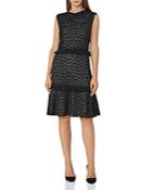 Reiss Abigail Ruffled Embroidered Burnout Dress