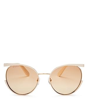 Salvatore Ferragamo Women's Round Sunglasses, 58mm