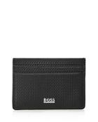 Boss Hugo Boss Monogram-embossed Leather Card Case