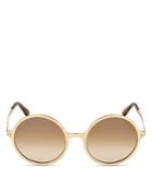 Tom Ford Ava Flash Oversized Round Sunglasses