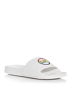 Michael Michael Kors Women's Gilmore Logo Pool Slides