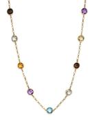 Multi Gemstone Station Necklace In 14k Yellow Gold, 17 - 100% Exclusive