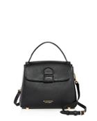 Burberry Camberley House Check Small Leather Satchel