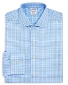 Brooks Brothers Twill Glen Plaid Regent Classic Fit Dress Shirt