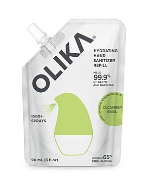 Olika Hydrating Hand Sanitizer Refill, Cucumber Basil 3 Oz.