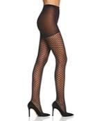 Hue Faux Fishnet Sheer Control Top Tights