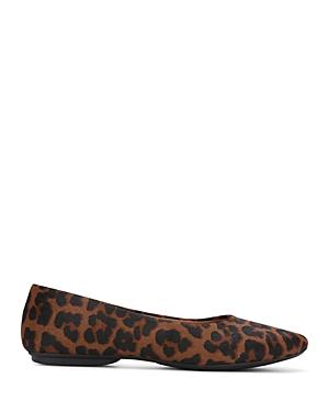 Gentle Souls By Kenneth Cole Women's Eugene Leopard Print Calf Hair Travel Ballet Flats
