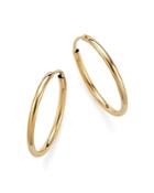 14k Yellow Gold Endless Hoop Earrings - 100% Exclusive