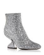 Salvatore Ferragamo Women's Glitter High Heel Booties