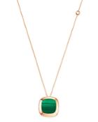 Roberto Coin 18k Rose Gold Carnaby Street Malachite Pendant Necklace, 28