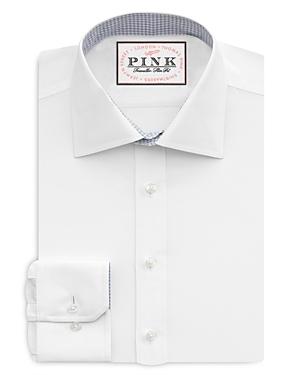 Thomas Pink Finch Plain Slim Fit Traveller Dress Shirt