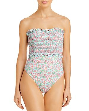 Solid & Striped The Vera Floral Print One Piece Swimsuit