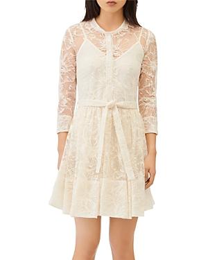 Maje Rayani Embroidered Organza Dress