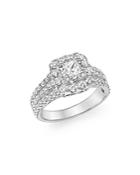 Bloomingdale's Diamond Princess Cut Engagement Ring In 14k White Gold, 1.50 Ct. T.w. - 100% Exclusive