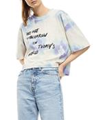 The Kooples Light Blue Graphic Tee