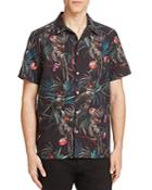 Ps Paul Smith Cockatoo Print Slim Fit Button-down Shirt
