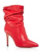 Schutz Women's Sydnee Leather High-heel Booties - 100% Exclusive