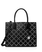 Michael Michael Kors Mercer Stud And Grommet Convertible Large Leather Tote