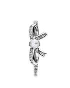 Pandora Ring - Sterling Silver, Cubic Zirconia & Cultured Freshwater Pearl Delicate Sentiments