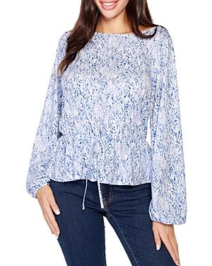 Belldini Long Sleeve Cinched Waist Top