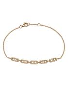Bloomingdale's Diamond Link Bracelet In 14k Yellow Gold, 0.25 Ct. T.w. - 100% Exclusive