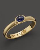 Monica Rich Kosann 18k Yellow Gold Strength Posey Ring With Sapphire