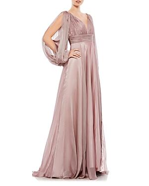 Mac Duggal Split Sleeve Gown
