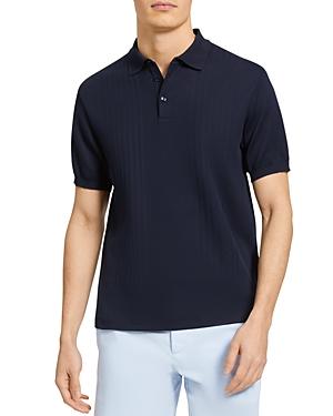 Theory Coleson Engineered Stripe Polo Shirt