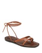 Loeffler Randall Women's Lilla Leather Flat Sandals