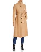 Kate Spade New York Belted Stand Collar Coat