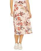 Sanctuary High-waist Floral-print Midi Skirt