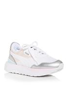 Puma Women's Cruise Rider Color Block Platform Low Top