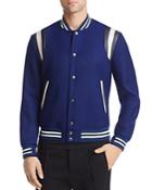 Paul Smith Stripe Trim Varsity Jacket