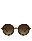 Krewe Women's Louisa Round Sunglasses, 63mm