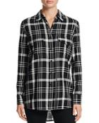 Cupcakes And Cashmere Plaid Ami Top