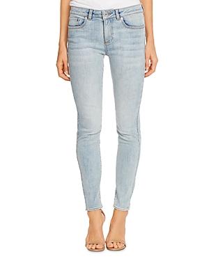 Cece High Rise Skinny Jeans In Soft Blue