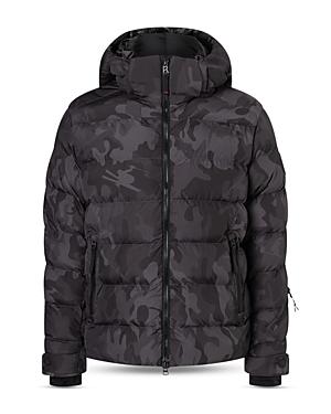 Bogner Fire + Ice Luka Quilted Camouflage Hooded Puffer Jacket