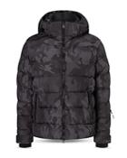 Bogner Fire + Ice Luka Quilted Camouflage Hooded Puffer Jacket
