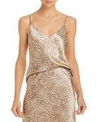 Rails Paola Animal Print Satin Camisole