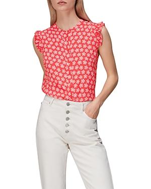 Whistles Daisy Check Blouse