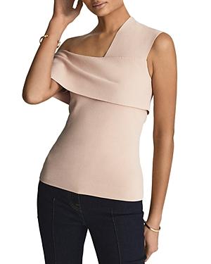 Reiss Etta Asymmetric Neck Top