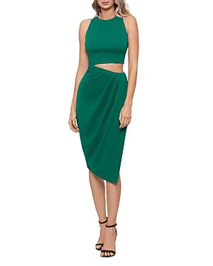 Aqua Asymmetric Cutout Dress - 100% Exclusive