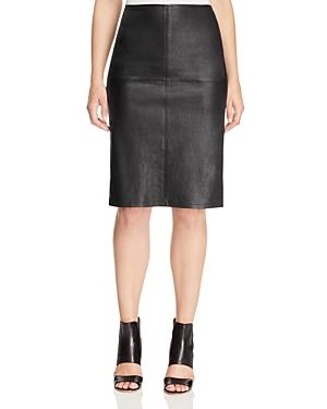 Eileen Fisher Leather Pencil Skirt