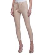 L'agence Margot High Rise Skinny Jeans In Nude White
