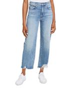 7 For All Mankind Alexa Cropped Wide-leg Jeans In Lovechild