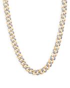 Bloomingdale's Men's Diamond Link Necklace In 14k Yellow Gold, 0.50 Ct. T.w. - 100% Exclusive