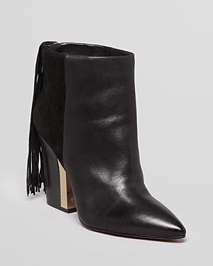 Sam Edelman Booties - Mariel High Heel With Fringe Back